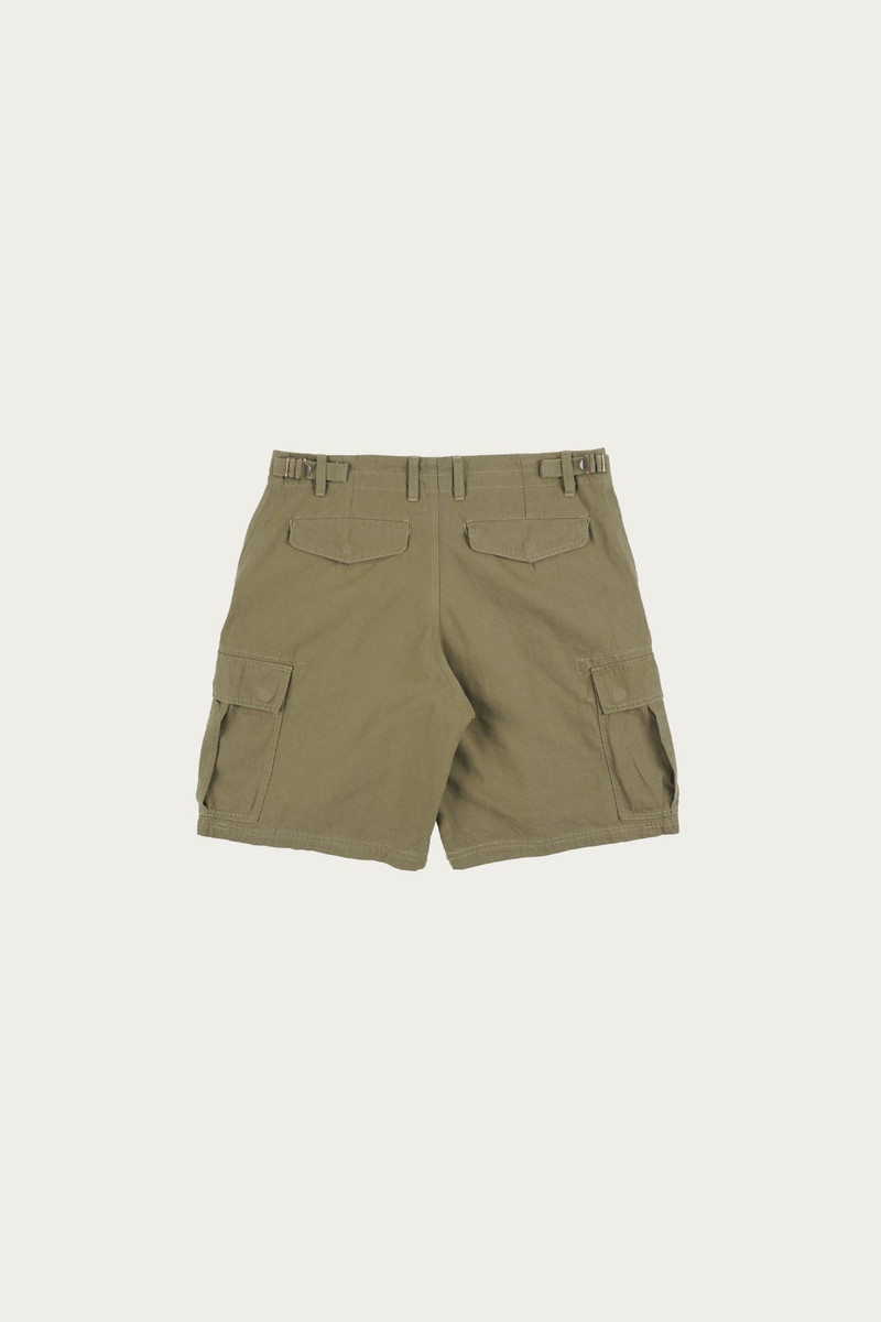 FrizmWORKS Canvas Essential Cargo Shorts - Deep Khaki outlook