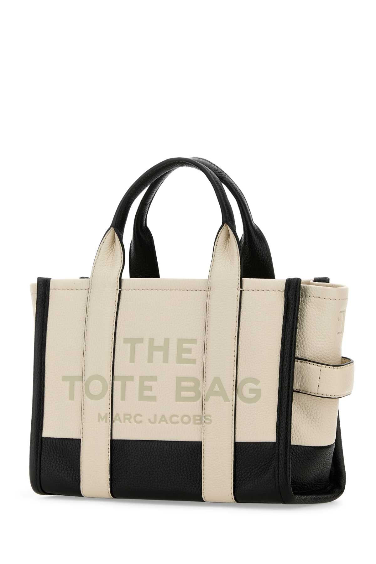 Marc Jacobs Women Two-Tone Leather Small The Tote Bag Handbag - 2