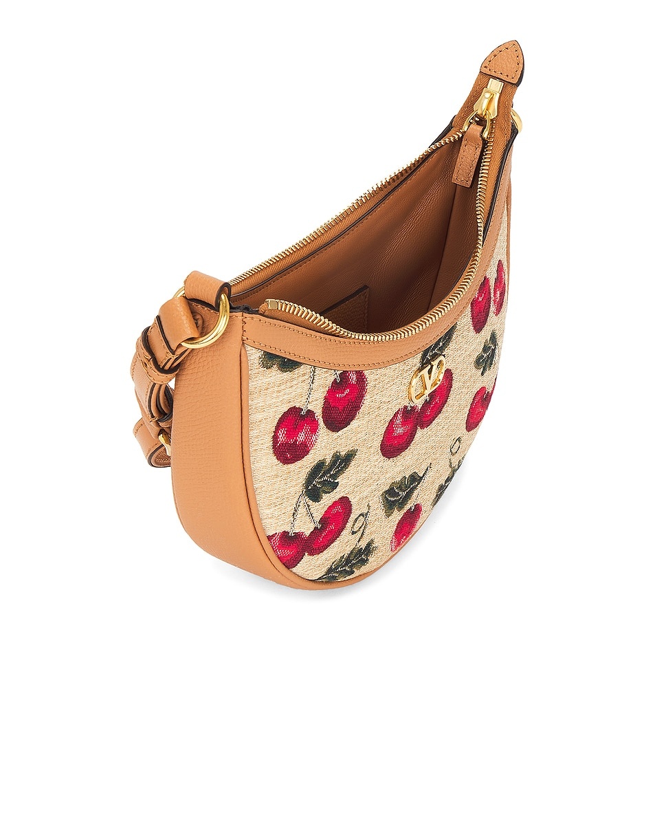 V Logo Signature Mini Hobo Bag - 4