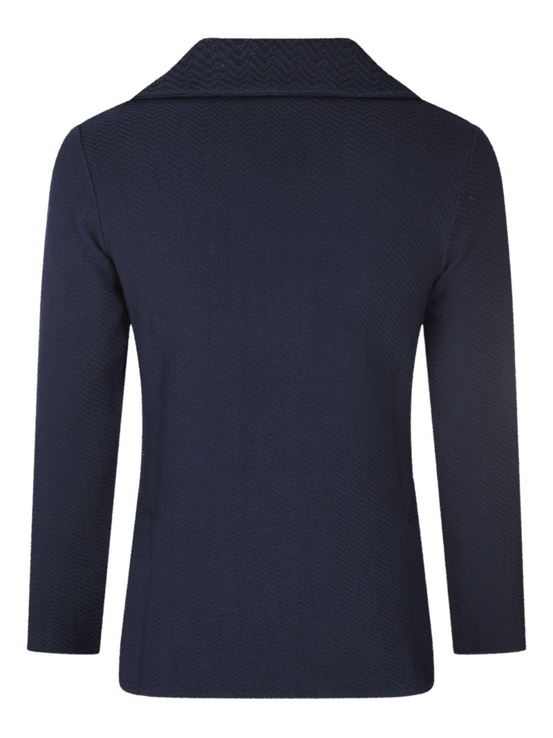 LARDINI patch pocket blazer outlook