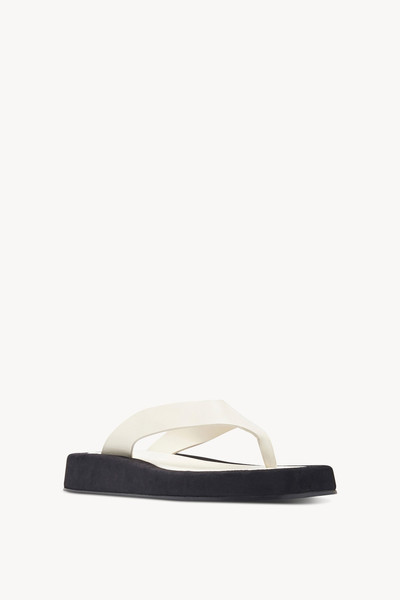 The Row Ginza Sandal in Suede outlook