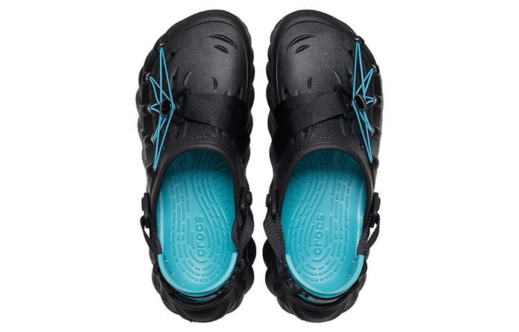 Crocs Echo Reflective Laces Clog 'Black Teal' 210004-001 - 4