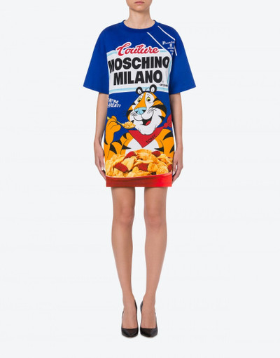 Moschino CHINESE NEW YEAR COTTON JERSEY DRESS outlook