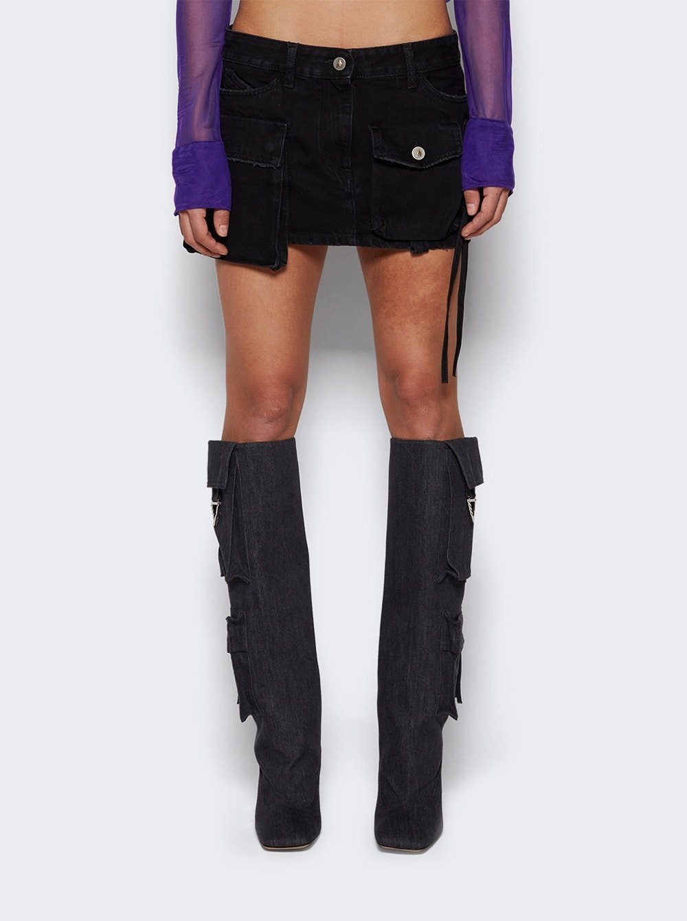 Fay Mini Skirt Black - 3