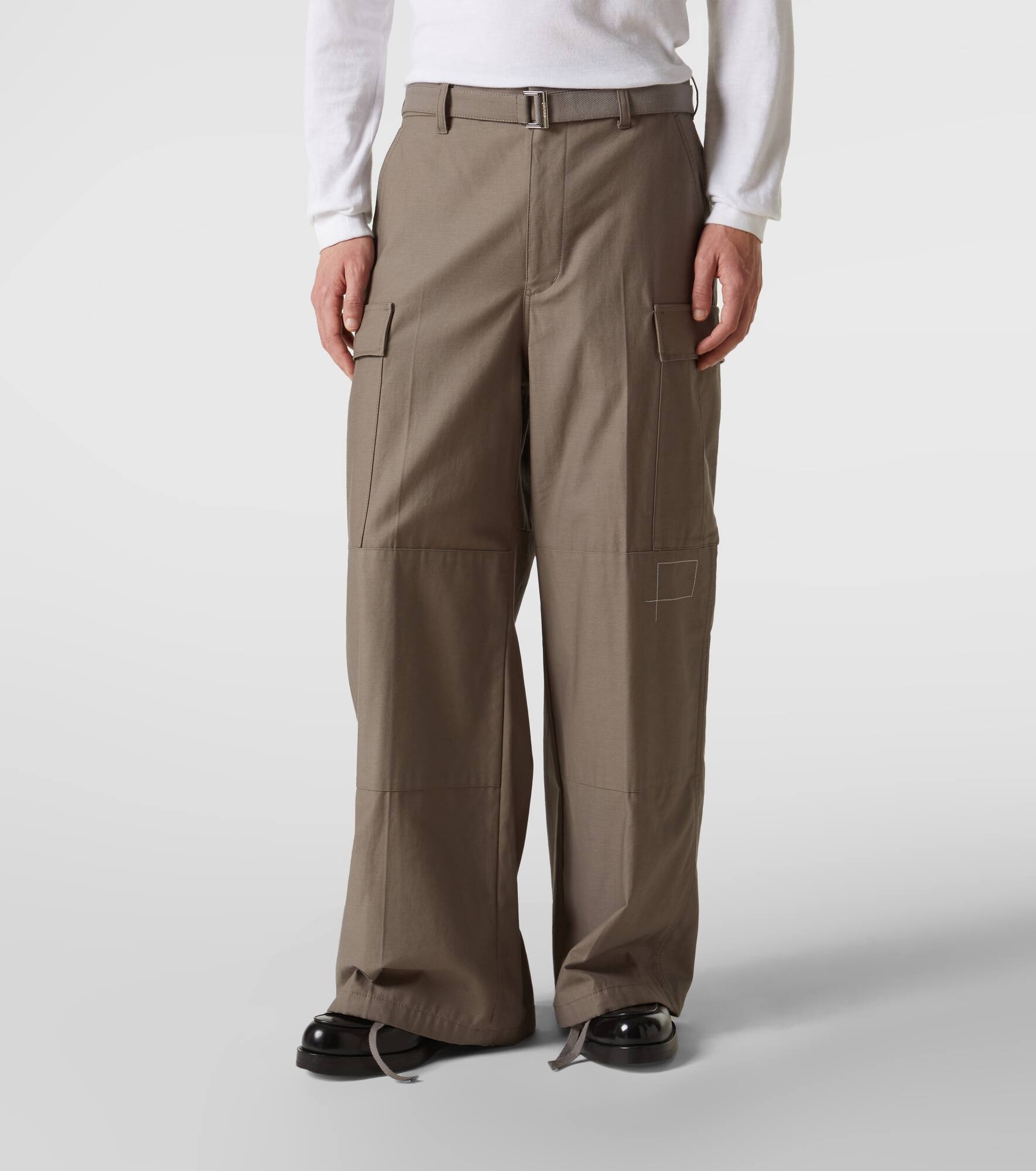 Cotton cargo pants - 3