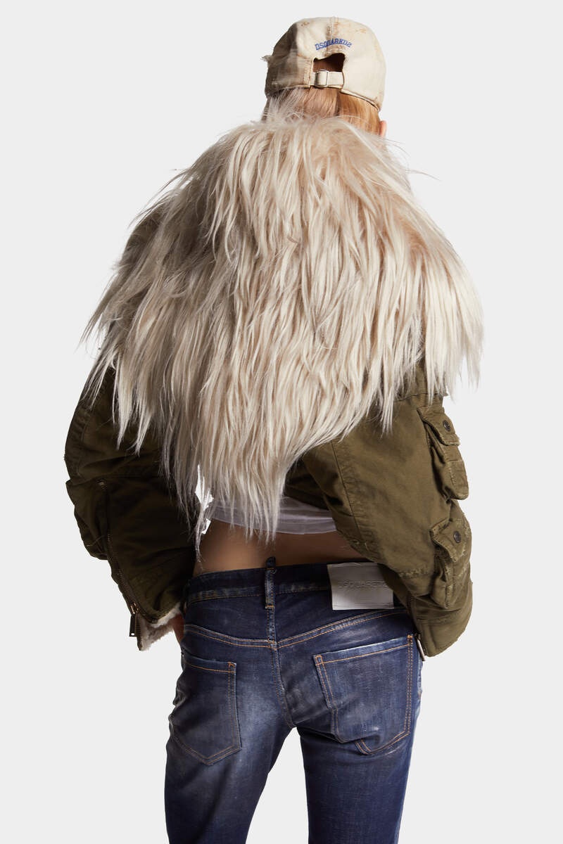 KIDASSIA FUR MAD MAX SHORT CAPE - 4