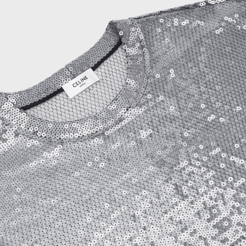 EMBROIDERED LOOSE T-SHIRT IN TULLE 3