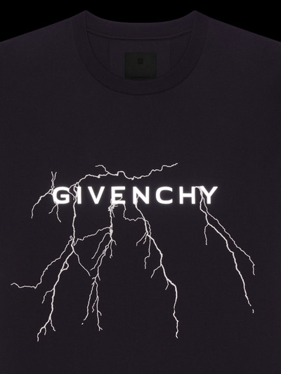 Givenchy BOXY FIT T-SHIRT IN COTTON WITH REFLECTIVE ARTWORK outlook