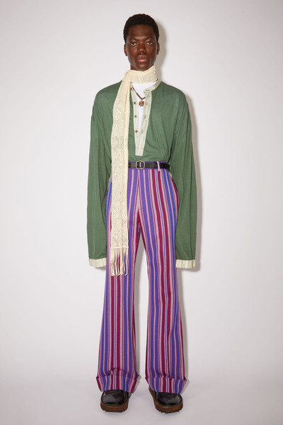 Acne Studios Flared trousers - Red/purple outlook