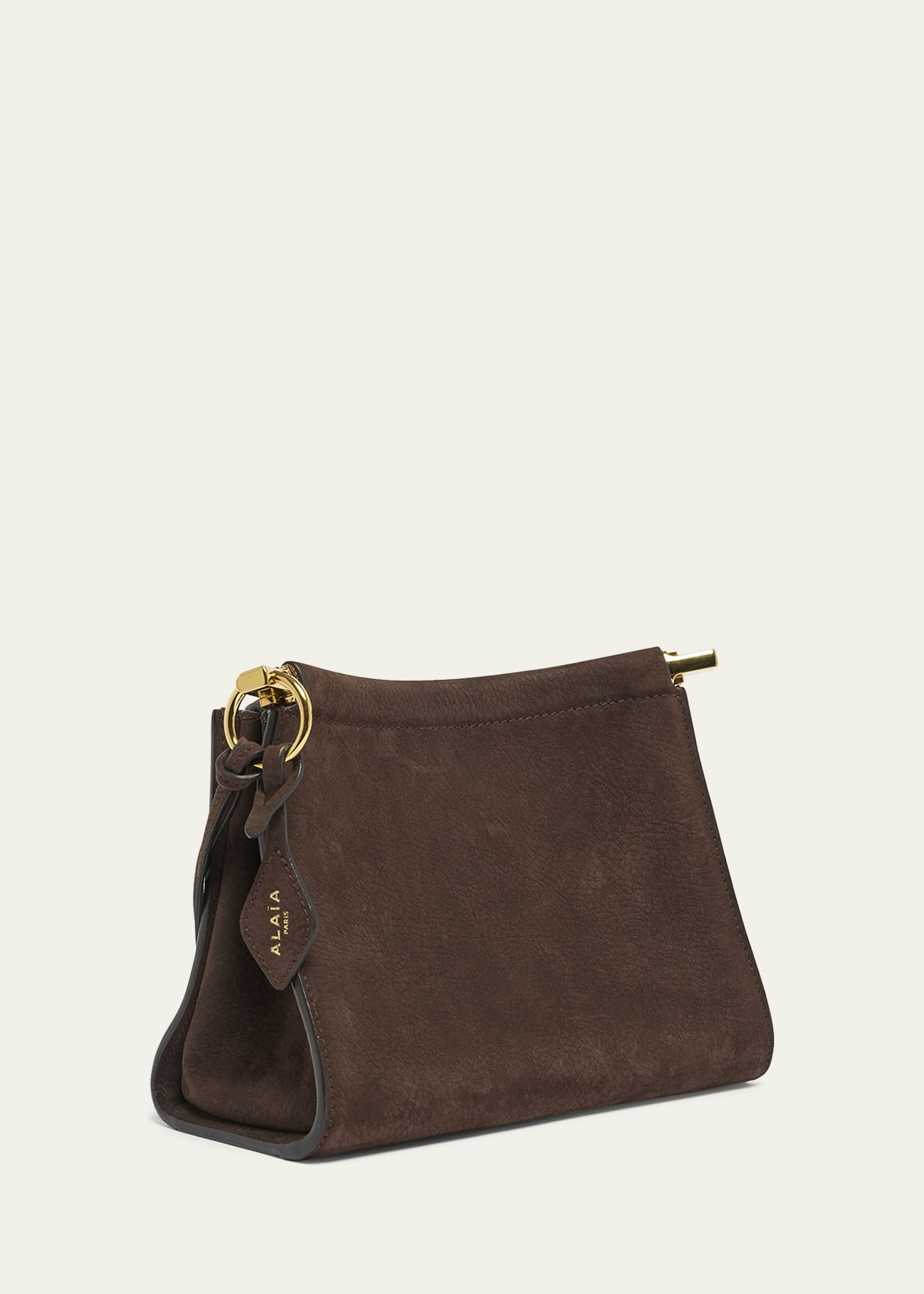 Le Click Small Shoulder Bag in Nubuck Leather - 3