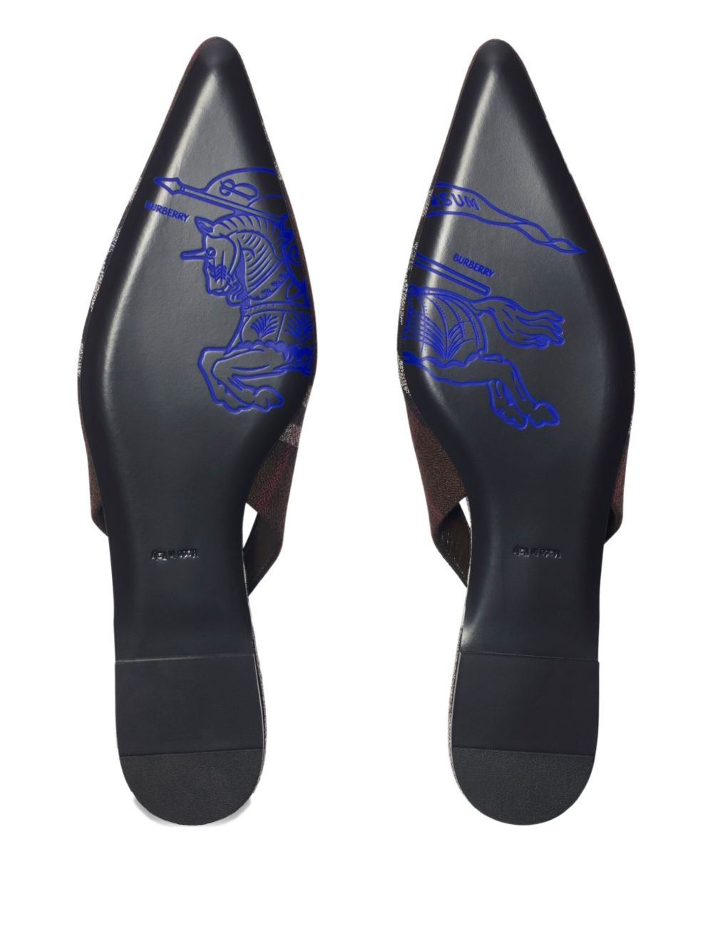 check slingback flat pumps - 4