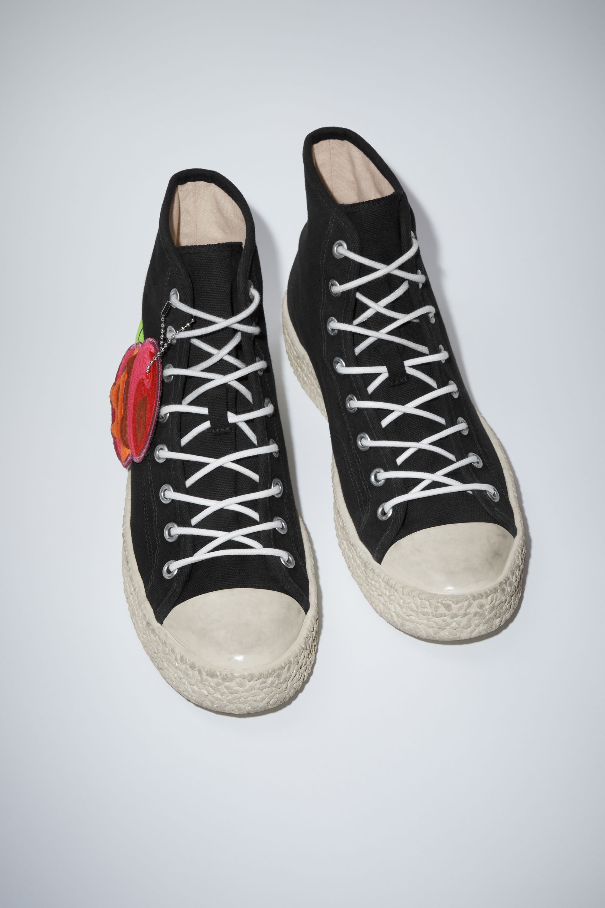 Print high top sneakers - Black/off white - 3