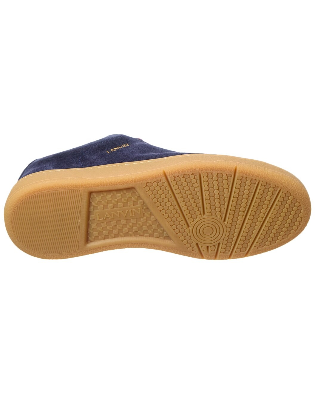 LANVIN Basses Curb Lite Suede Sneaker - 4