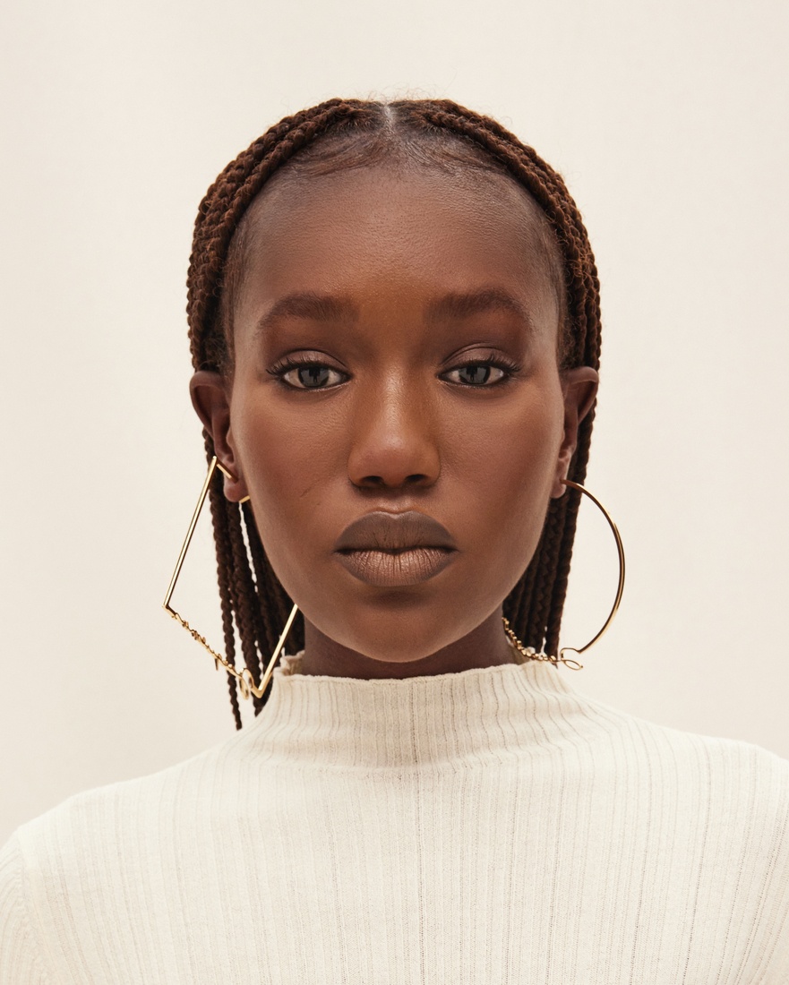 Les créoles rond carré Jacquemus - 3