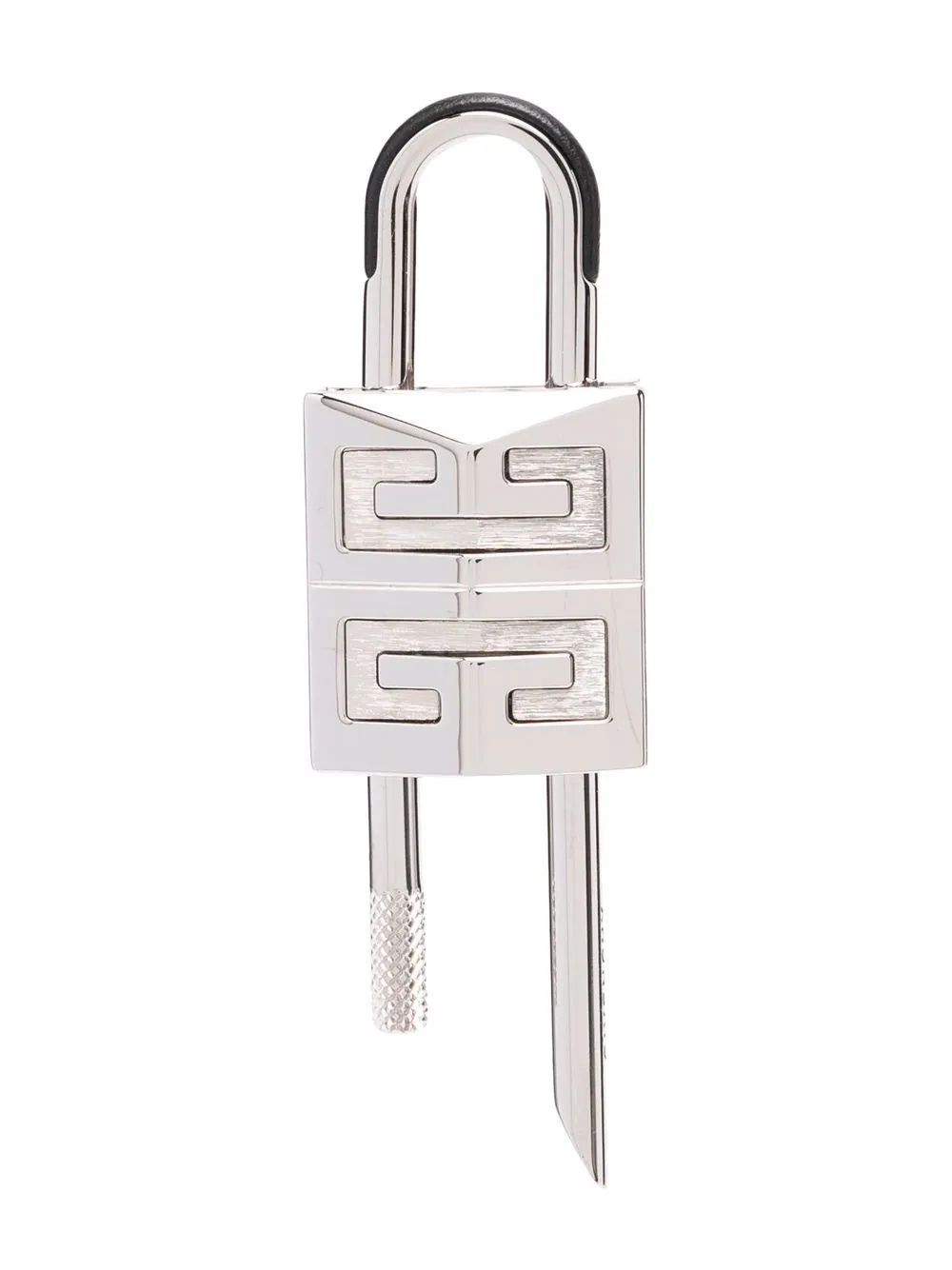 engraved-logo padlock keyring - 1