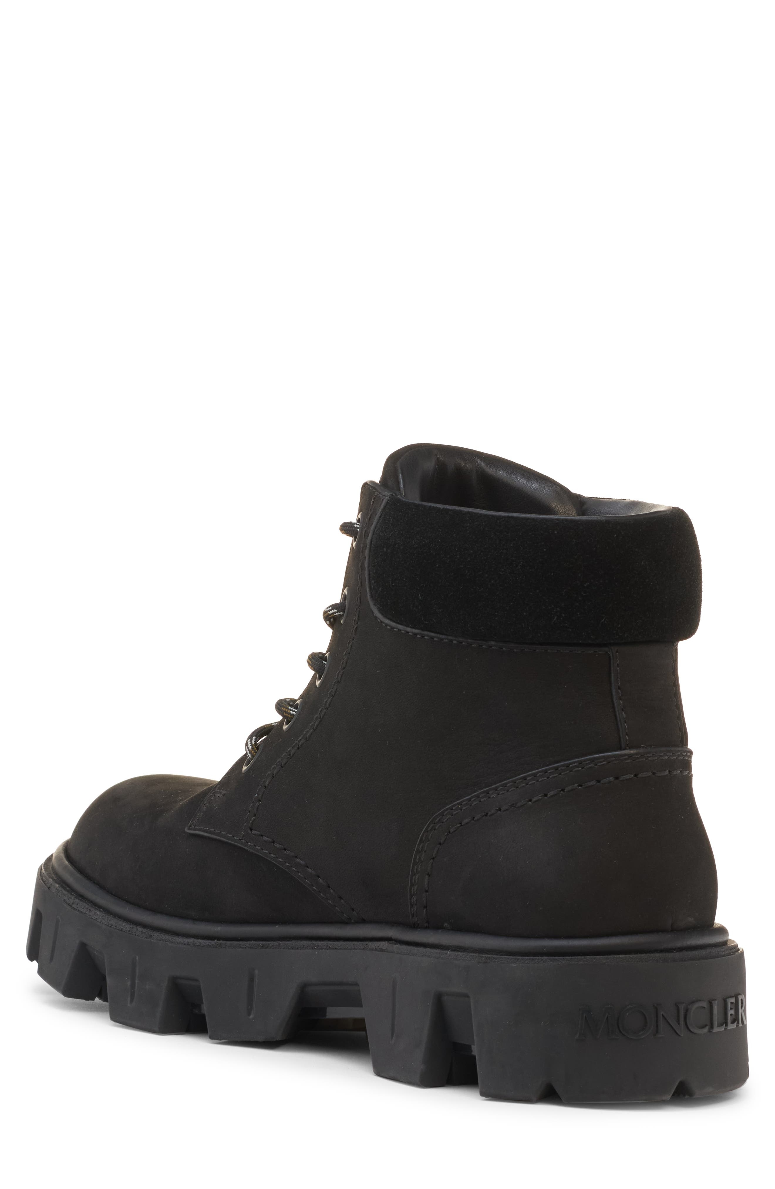 Moncler Peak City Lace-Up Boot in Black at Nordstrom - 2