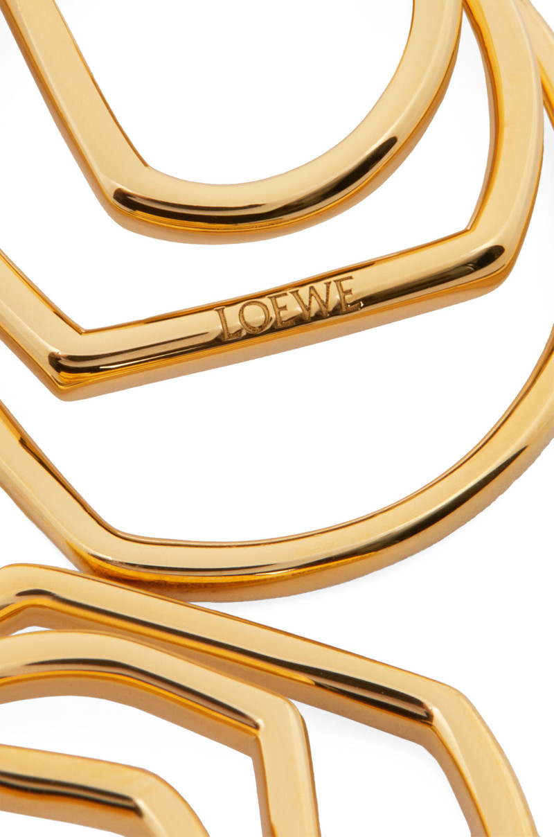 Loewe Stacked hoop earrings in sterling silver outlook