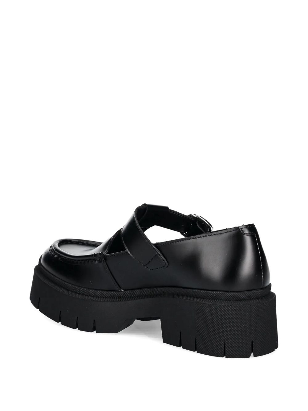 buckle-detail platform loafers - 3