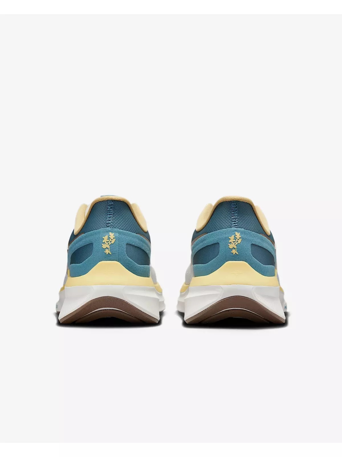 Structure 25 "White/Teal/Yellow/Bronze" Men's Running Shoe - 5