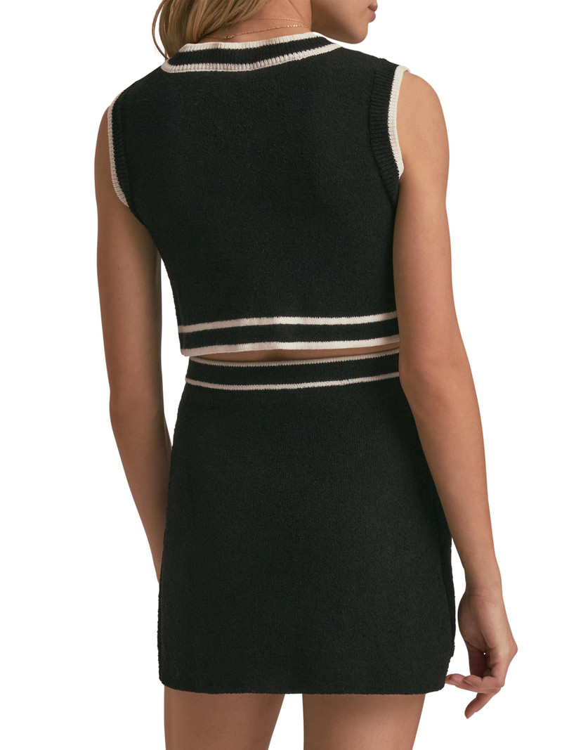 Women's Meredith Stretch-Cotton Top - Black 6