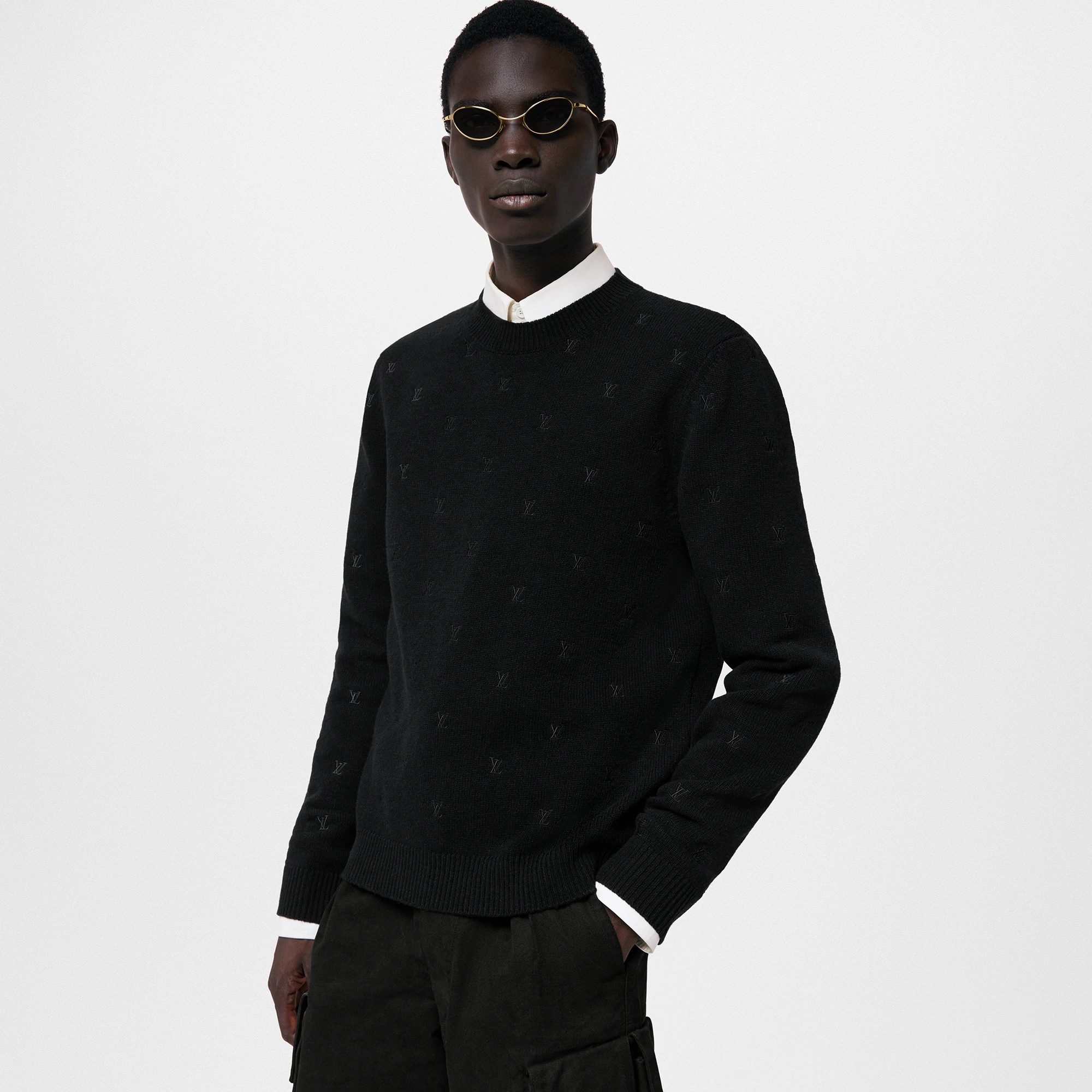 Embroidered Signature Merino Crewneck - 2
