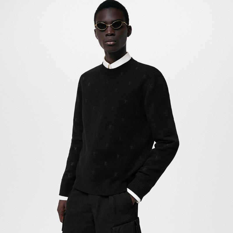 Embroidered Signature Merino Crewneck 2