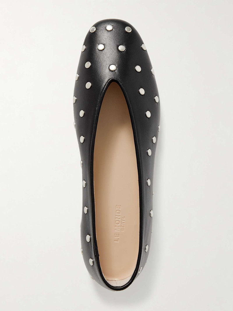 Regency studded leather ballet flats 5