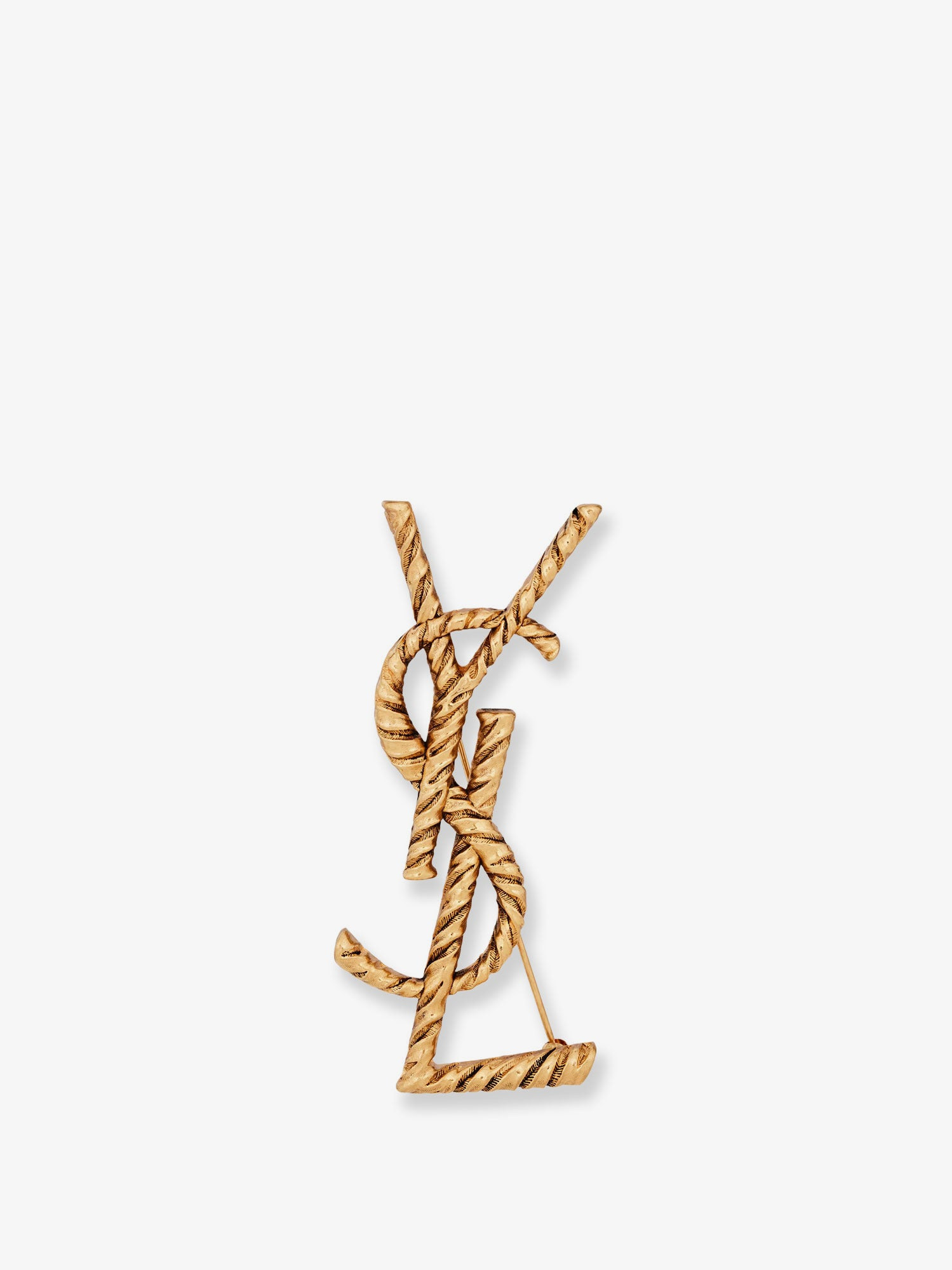 Cassandre Ysl Metal Brooch - 1