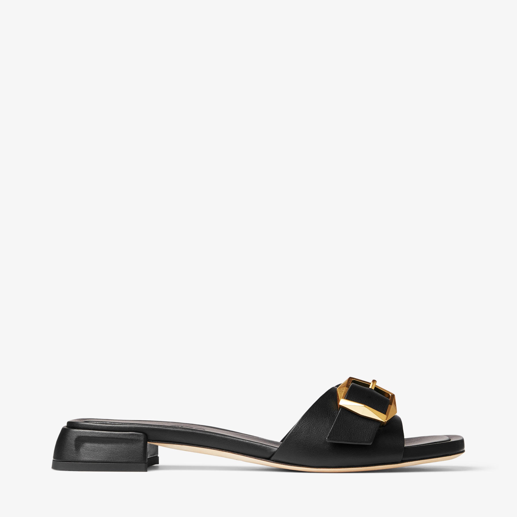 Hawke Mule Flat
Black Leather Flats - 1
