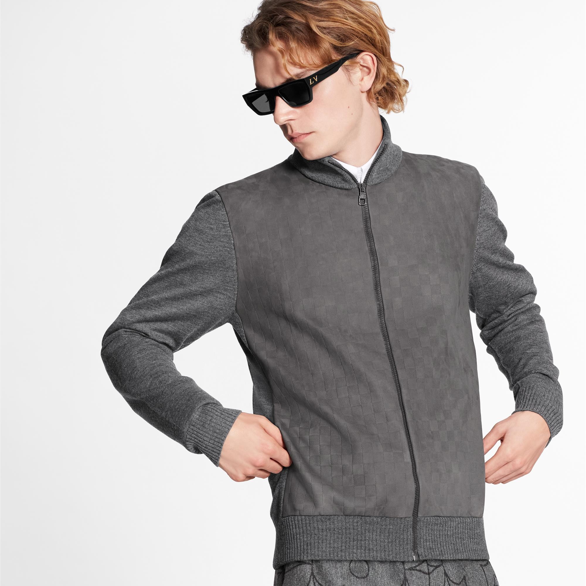 LVSE Damier Leather Front Zip-Through - 3