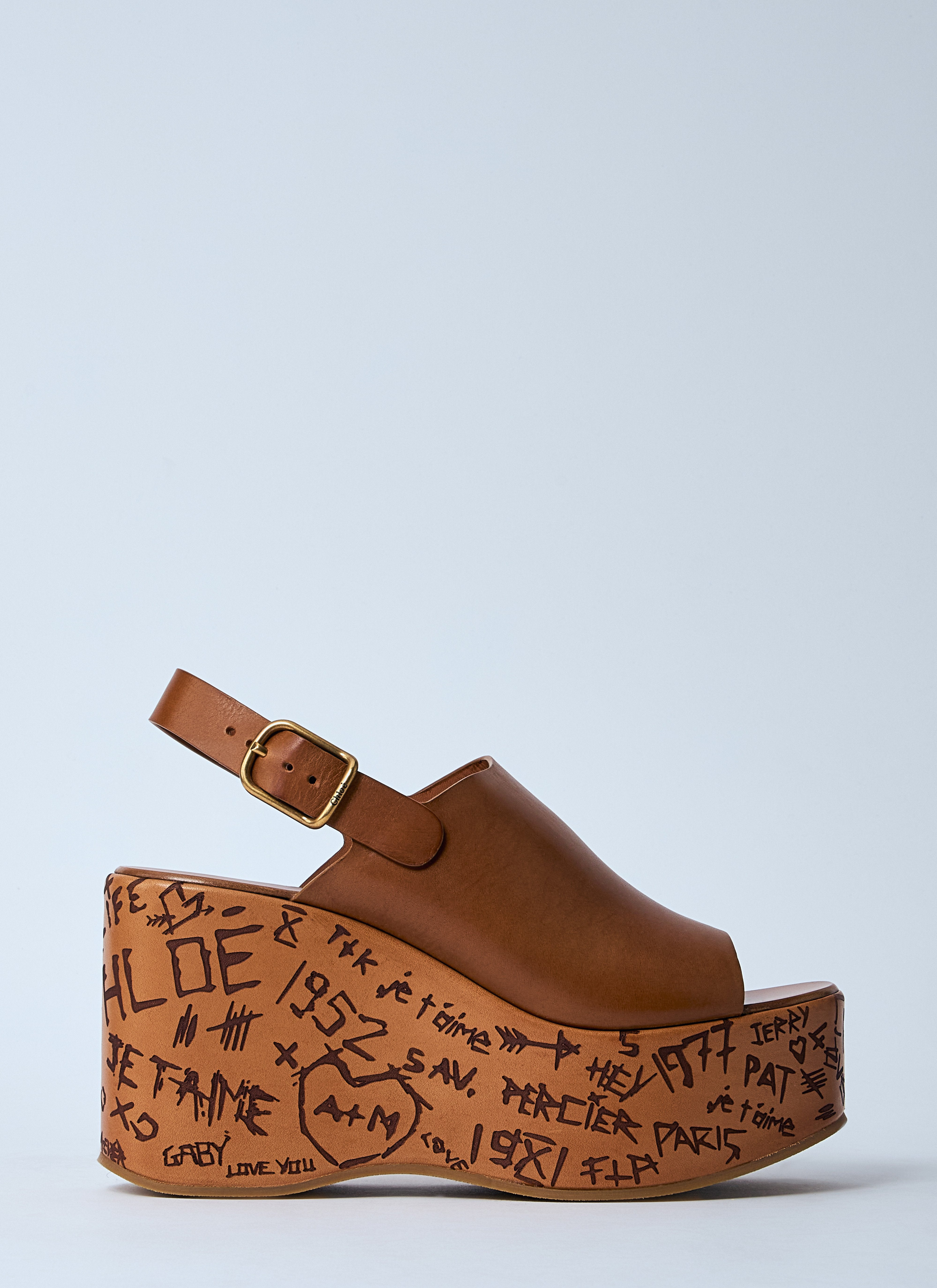 Chloé Women Maxime Wedge Sandals - 7