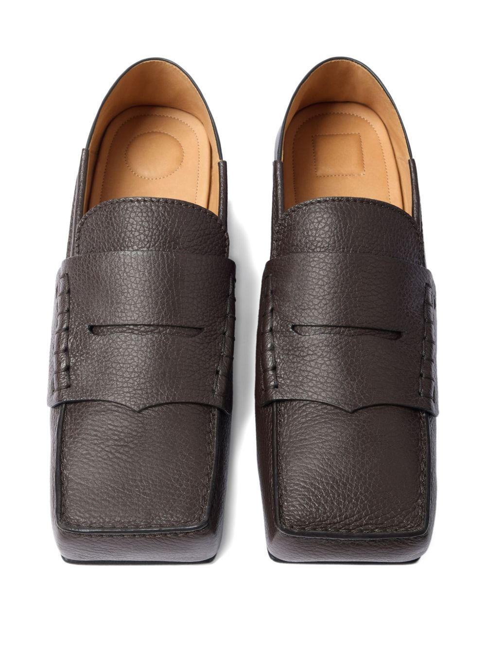 square-toe loafers - 3