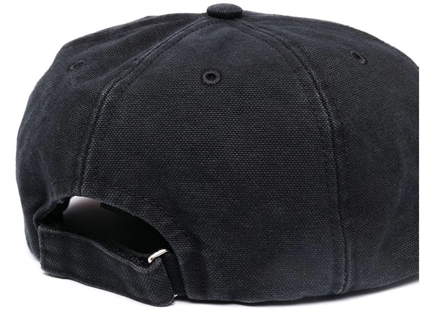 OFF-WHITE Bookish Logo Embroidered Baseball Cap Black/White - 2
