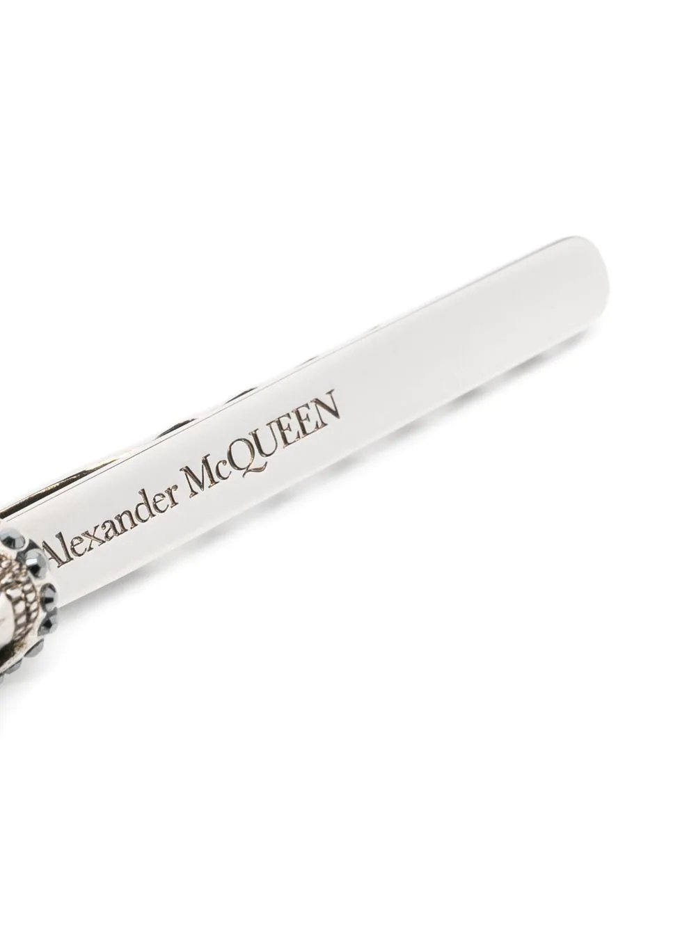 crystal-skull tie clip - 3