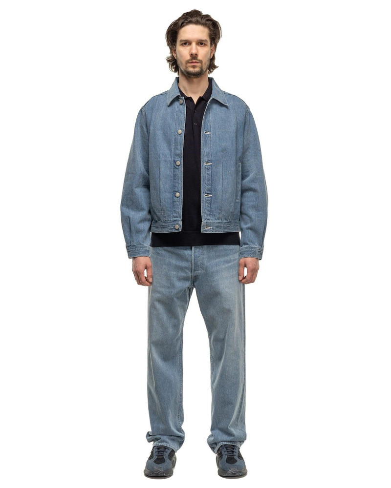 AURALEE Selvedge Faded Light Denim Wide Pants Light Indigo outlook