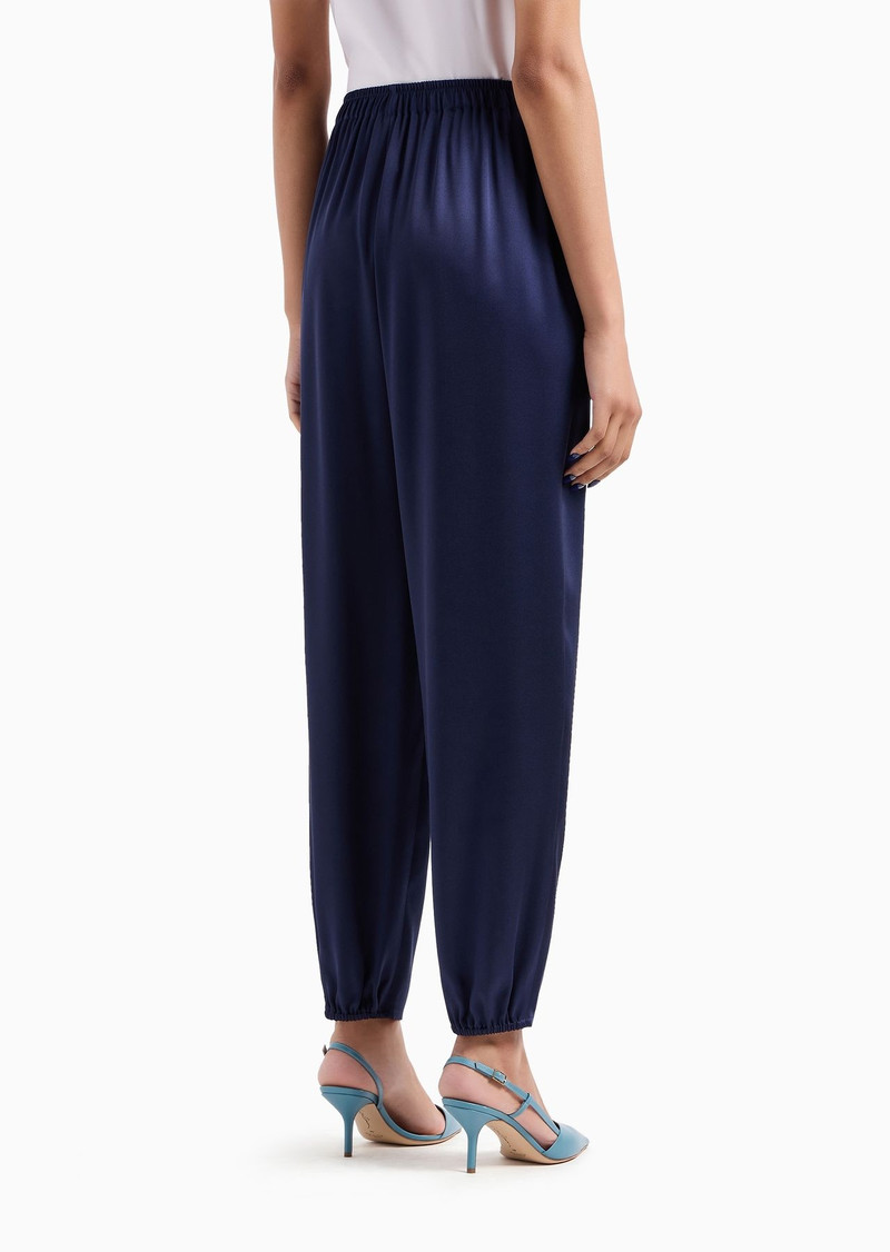 Double silk-satin joggers 3