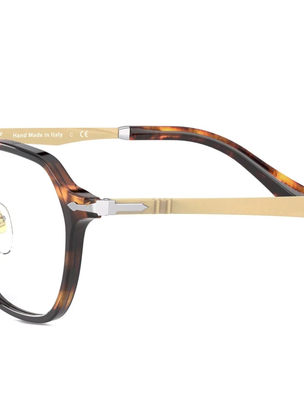 tortoiseshell square-frame glasses - 3