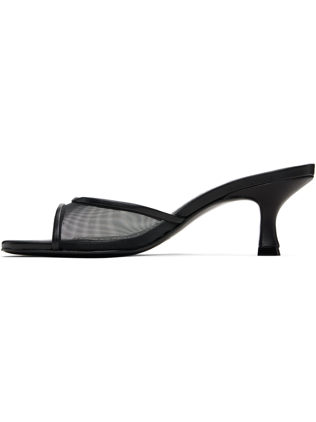 Black Brigitte Mules - 3