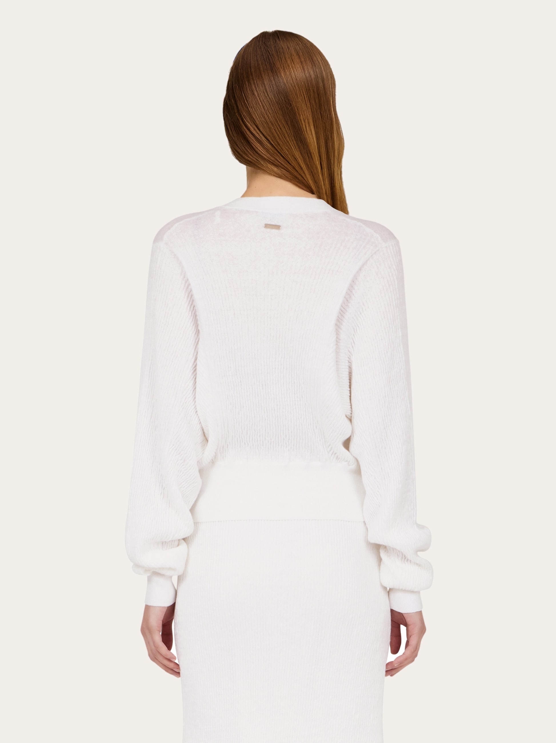 Jersey linen cardigan - 5