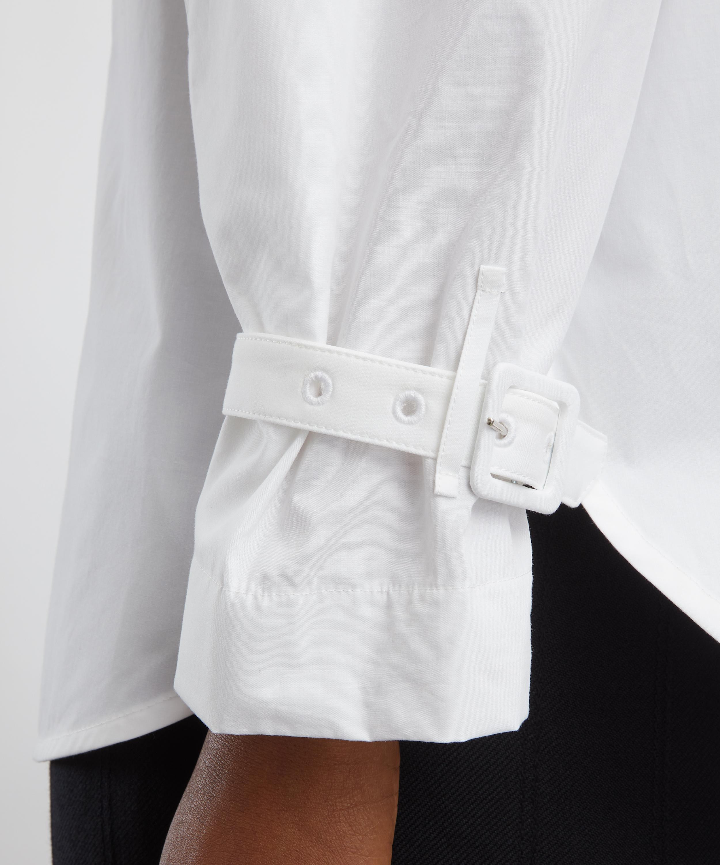 White Cotton Shirt - 5
