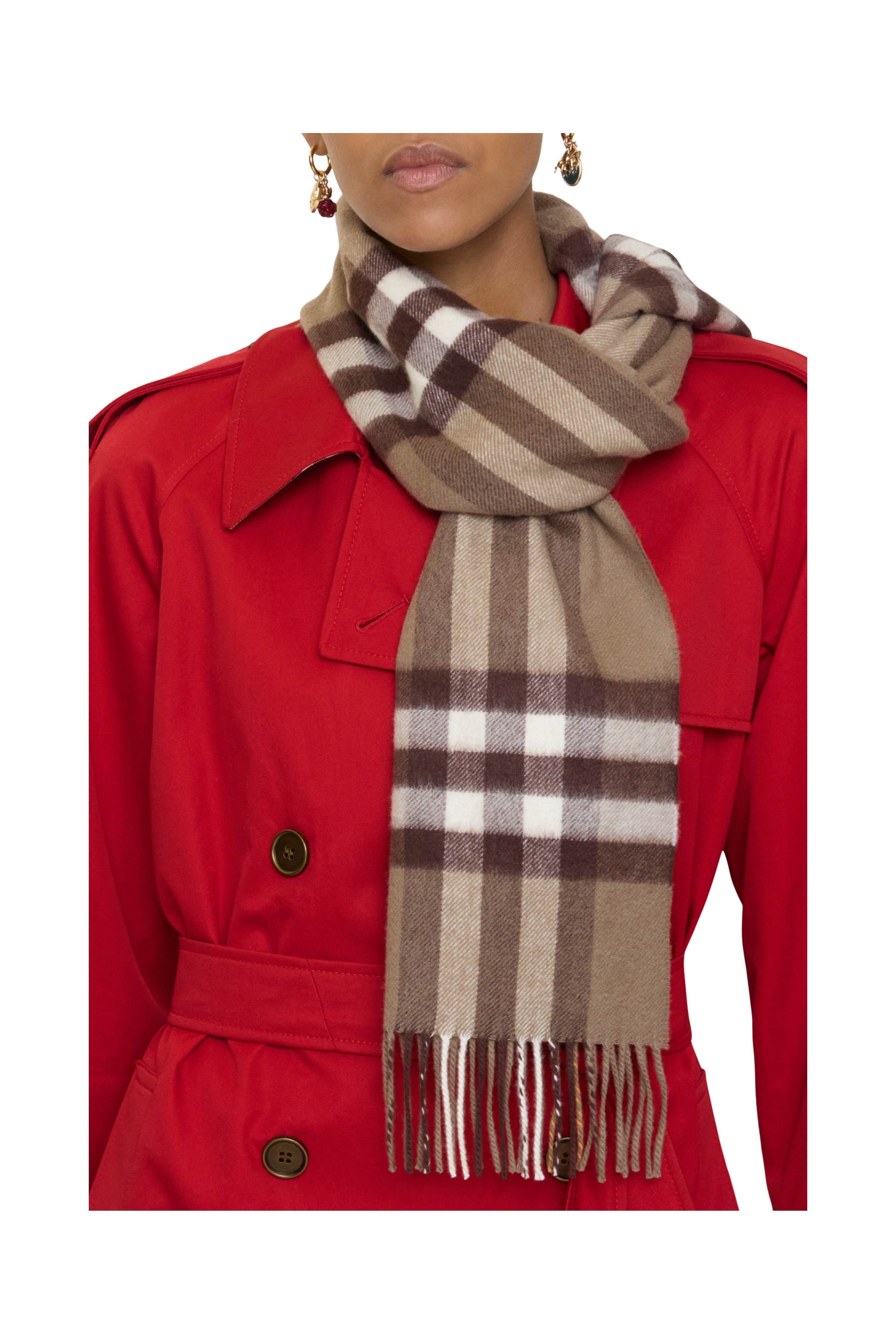 burberry Check Cashmere Scarf in Vole at Nordstrom - 2