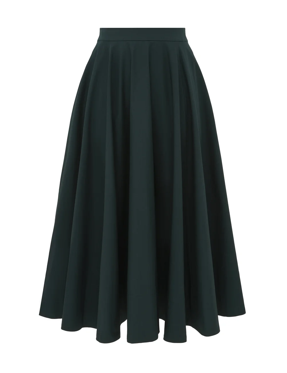 POPLIN MIDI SKIRT - 1