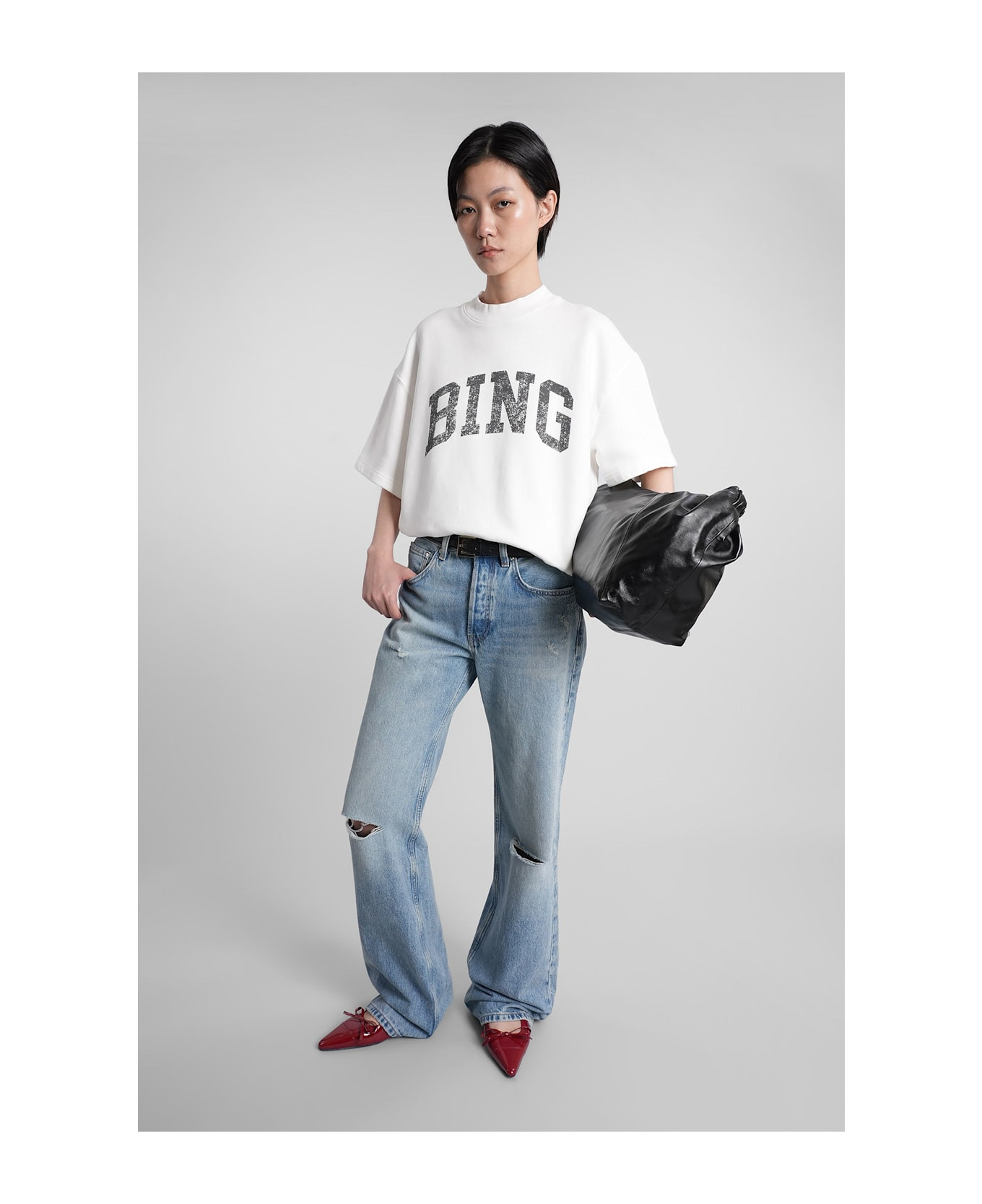 Jay Sweatshirt In White Cotton - 2