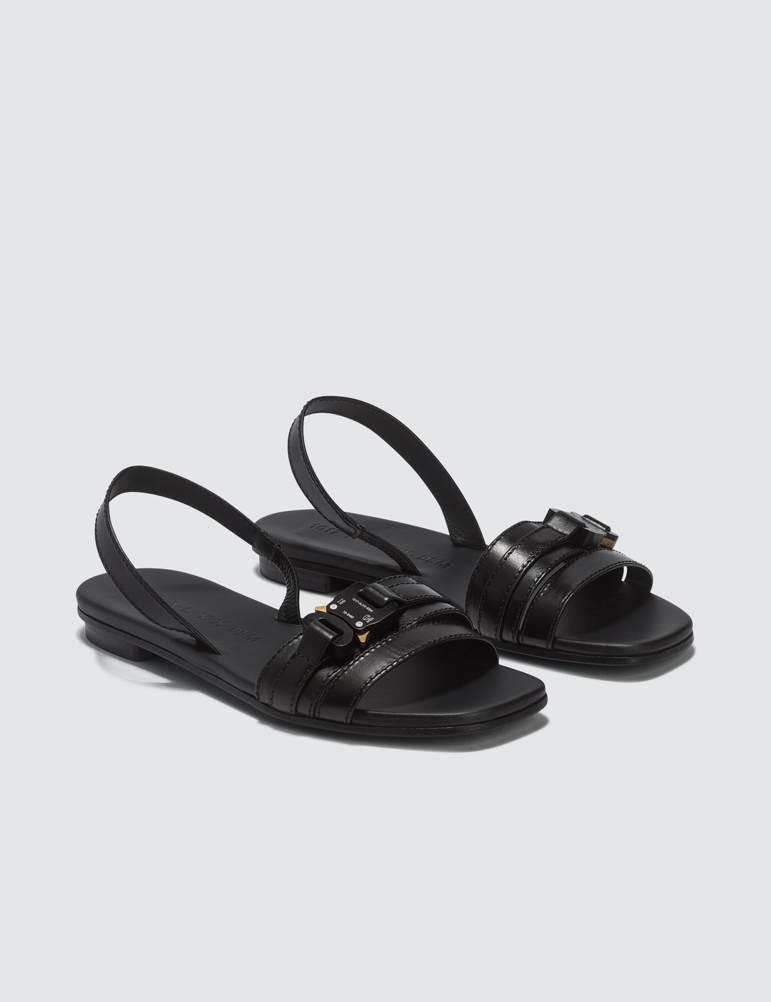 FLAT SANDAL WITH BUCKLE - 4