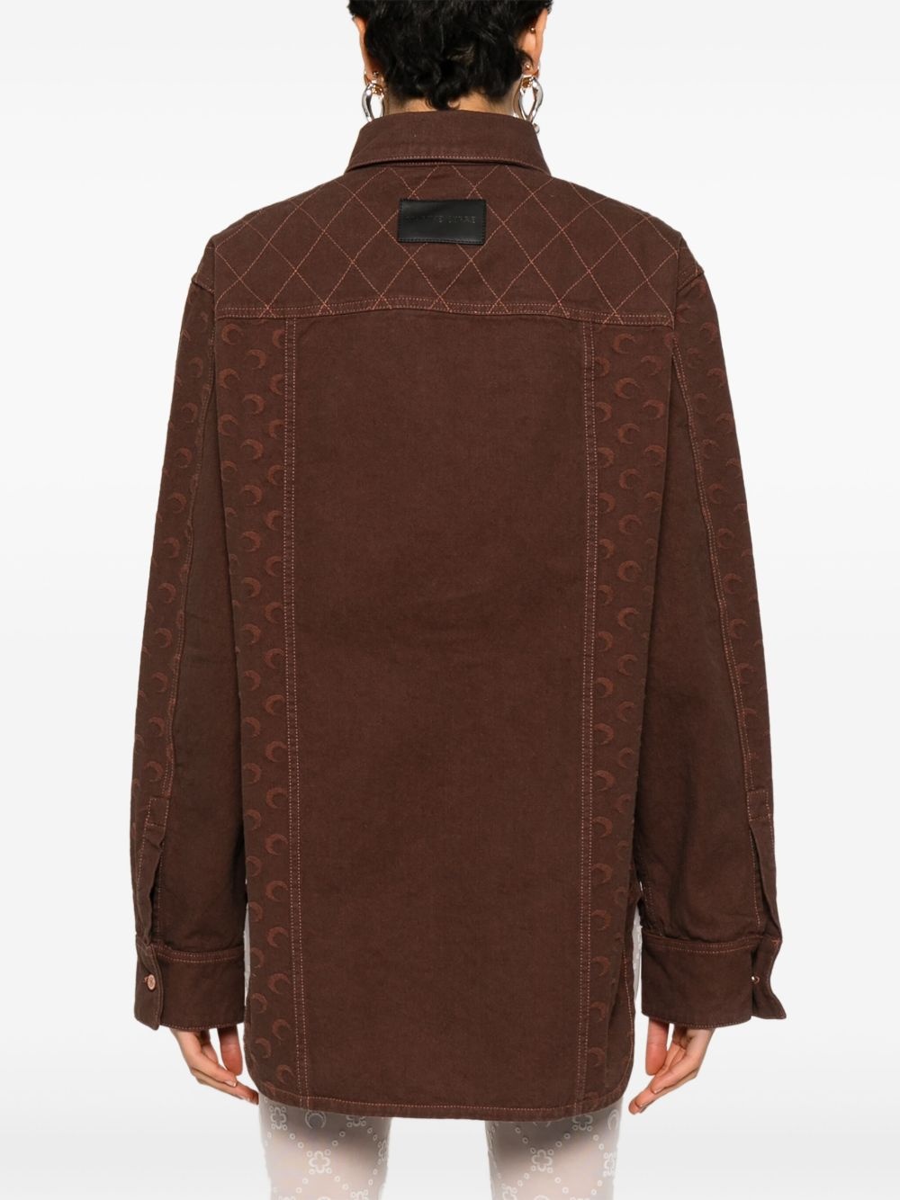 Moon-jacquard shirt - 4