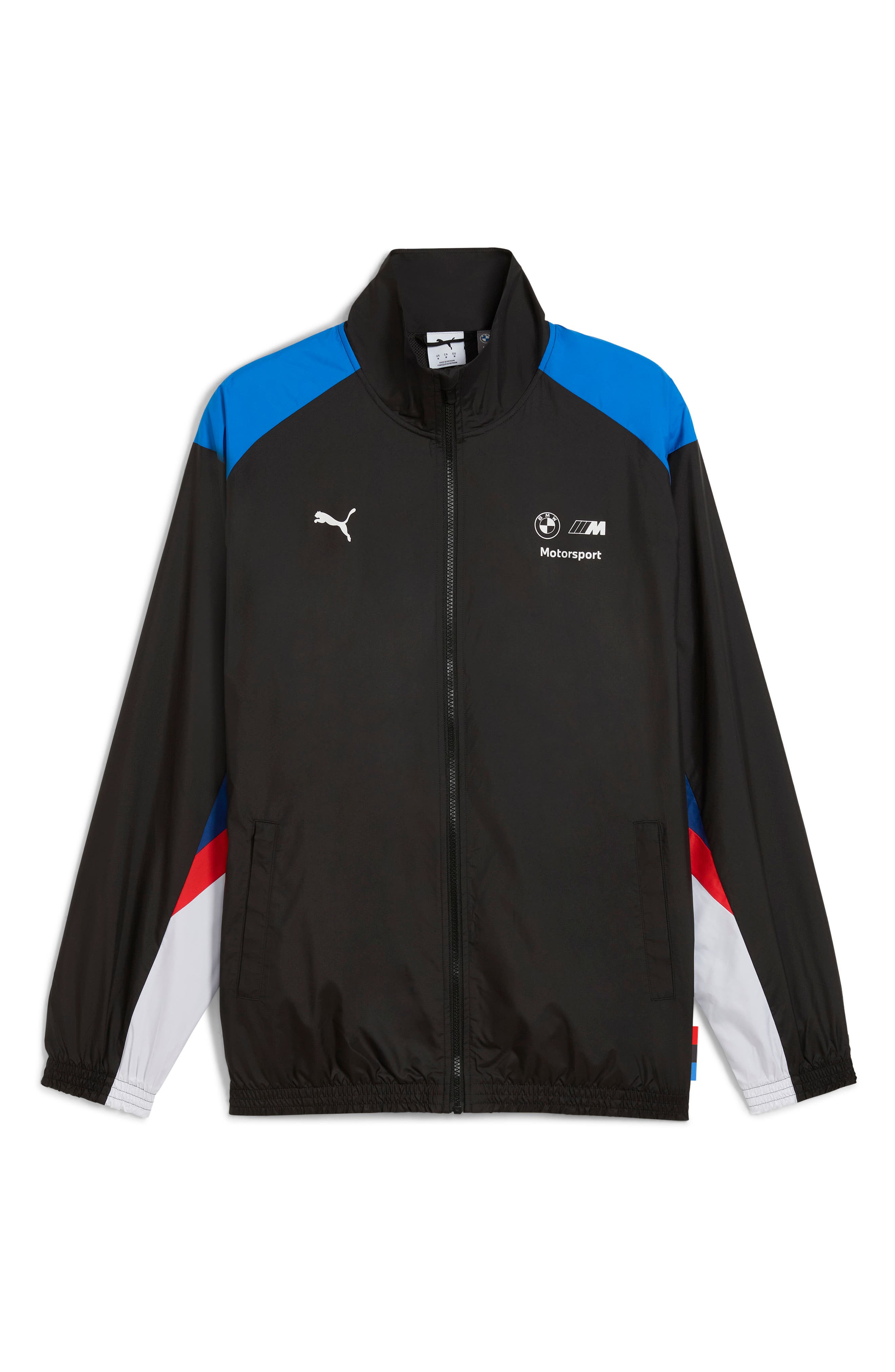 PUMA BMW M Motorsport Track Jacket in Puma Black at Nordstrom - 4