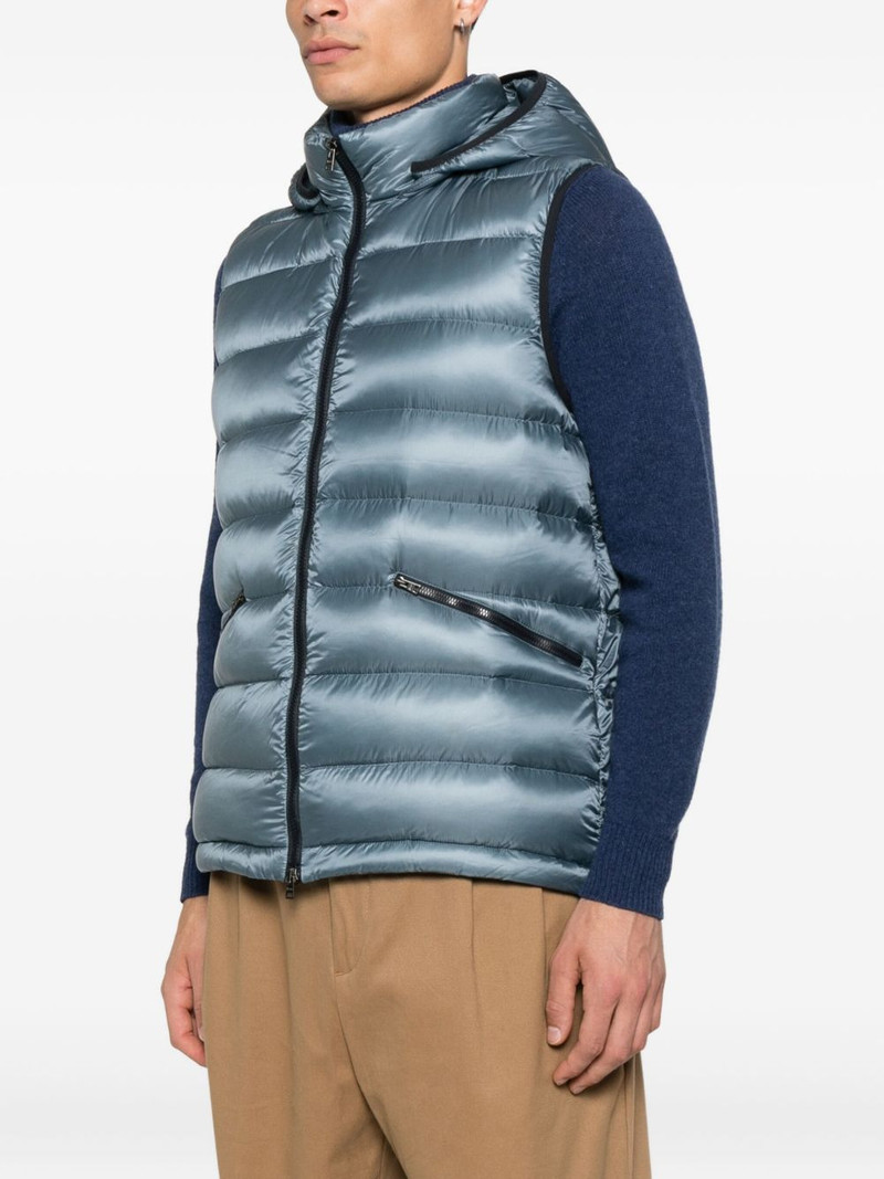 hooded padded gilet 3