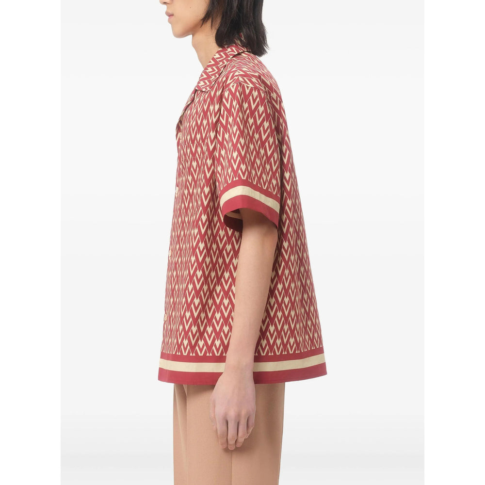 Valentino Red Shirts Men - 4