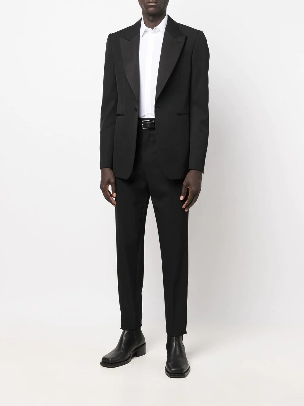 tailored single-breasted suit jacket - 2