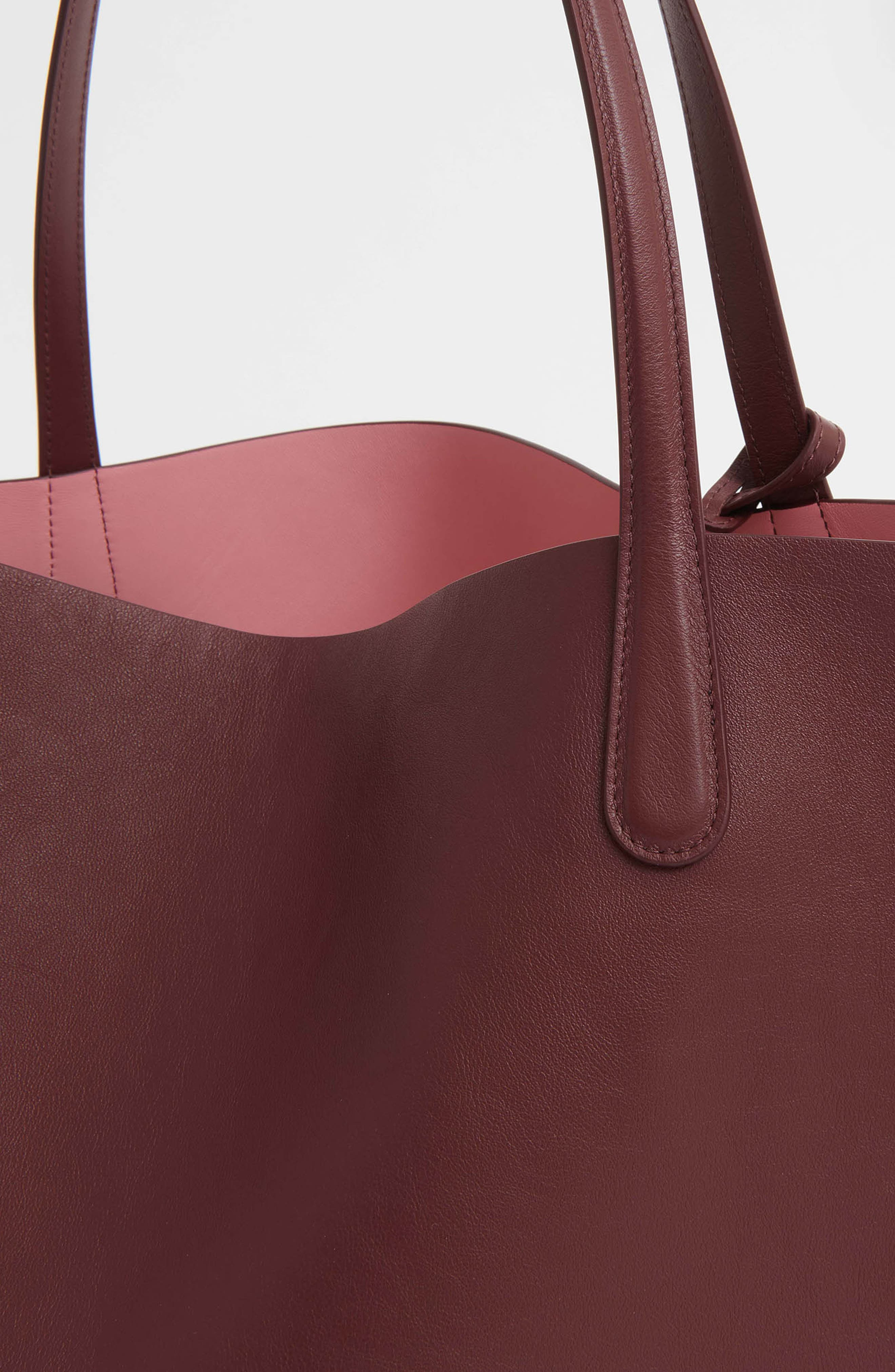 Mansur Gavriel Everyday Soft Leather Tote in Pomegranate at Nordstrom - 6